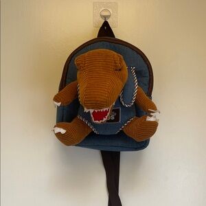 Kids Dinosaur Backpack - Blue and Brown